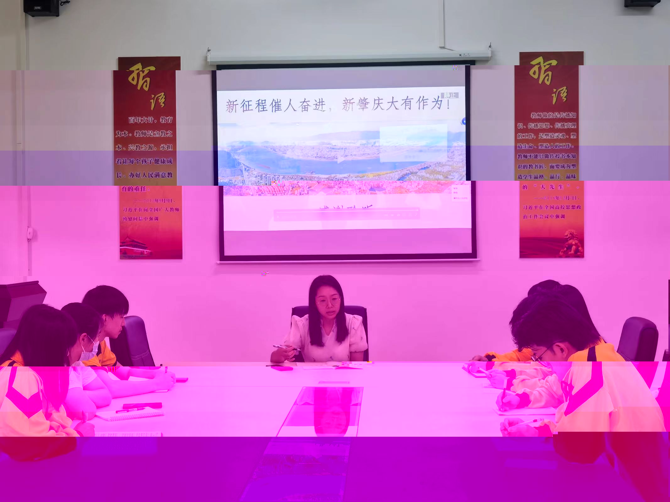 圖為孔嘉欣發表講話.jpg